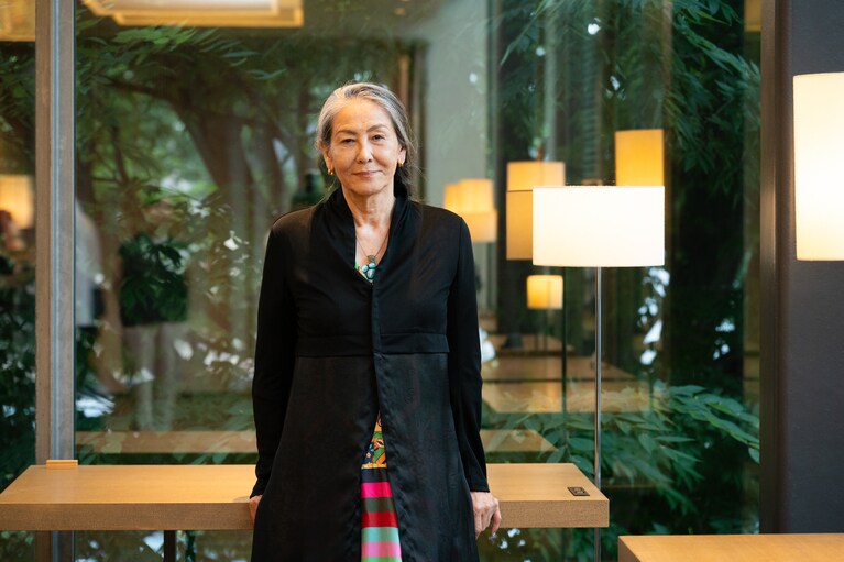 代官山 蔦屋書店で行われた浅野順子さんと近田春夫さんトークイベントにて。