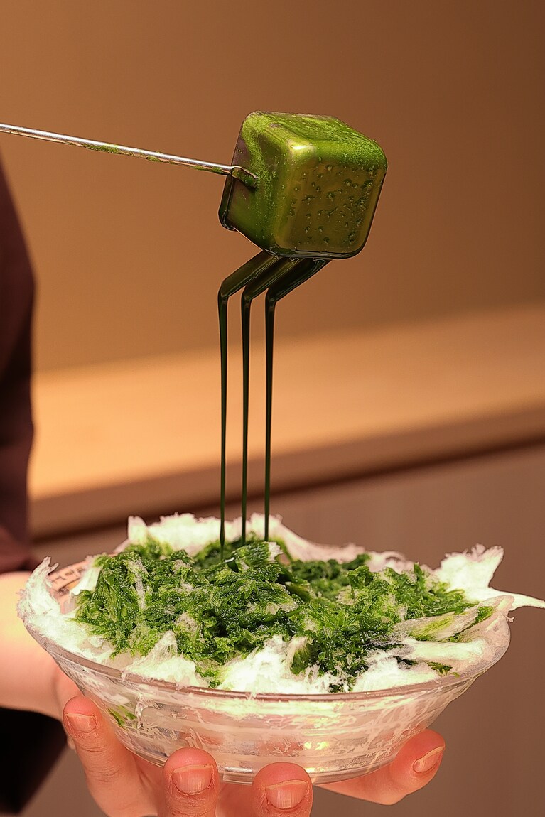 濃厚な味わいの秘密は重ねがけのシロップ。