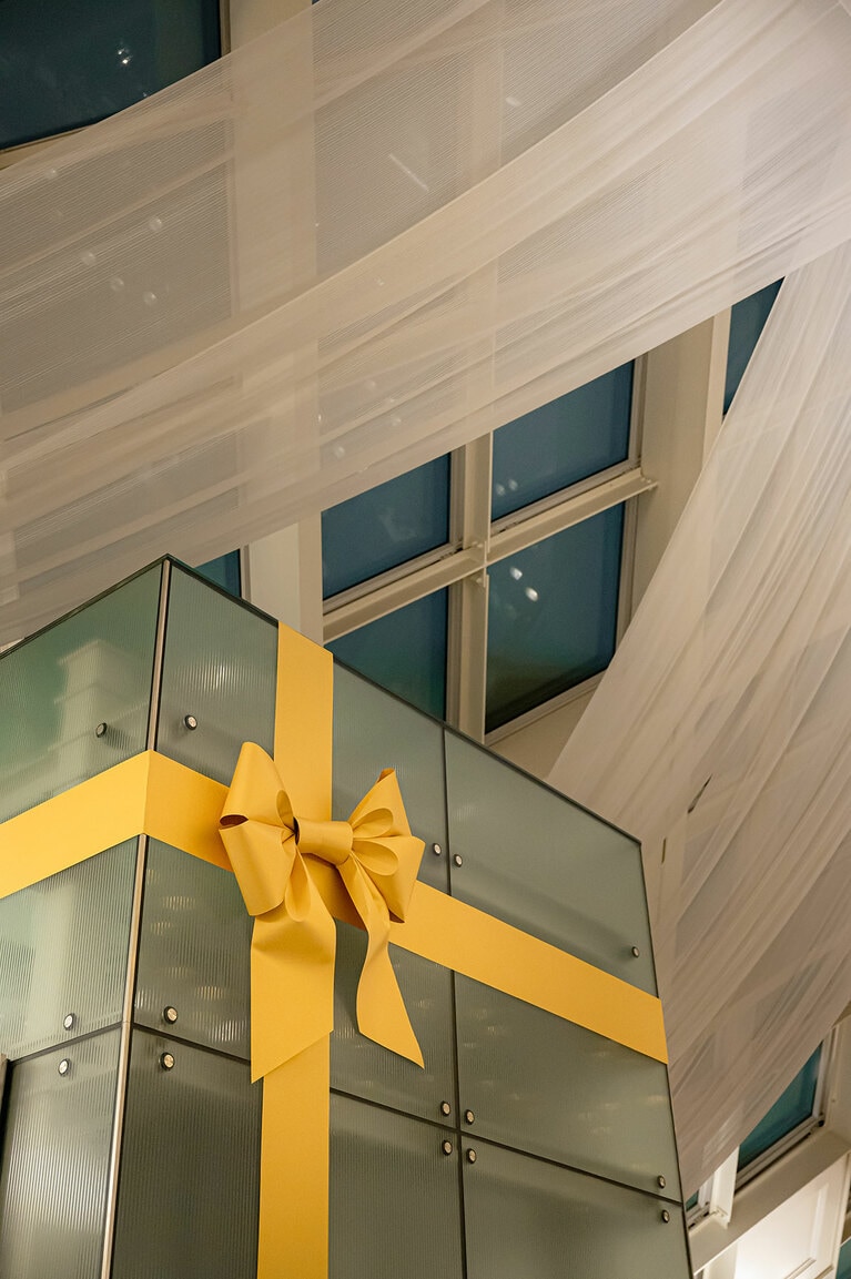 東京ステーションホテルのクリスマスツリー。