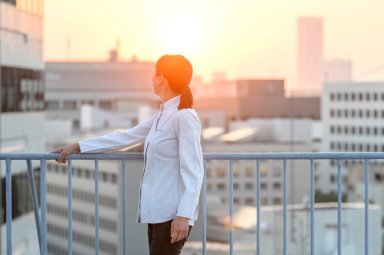 長江桂子さん。