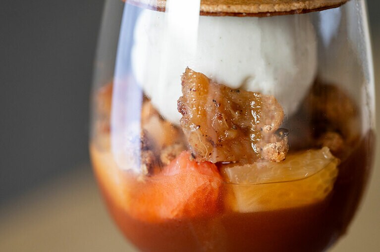 徐々に香りが移ろう。