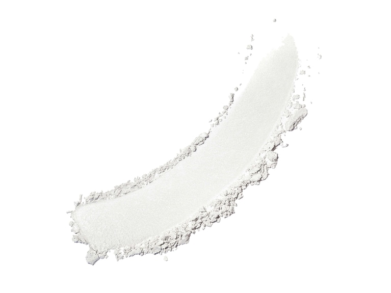 “緑の粉”ではなく、白に微細なグリーンパールが均一に混ざっている。