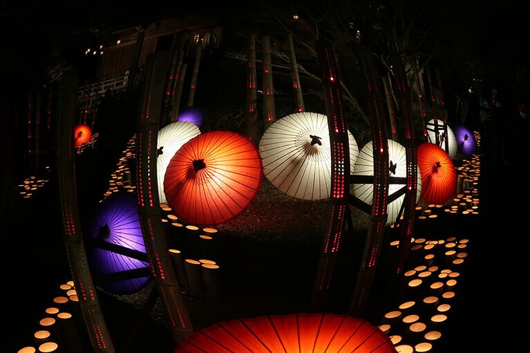 山鹿灯籠浪漫・百華百彩。