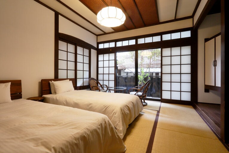 サリーガーデンの宿 湯治柳屋［大分／別府 鉄輪温泉］新館旅館部客室。