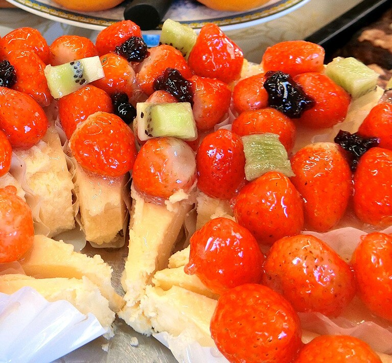 スイーツももちろん手作り。