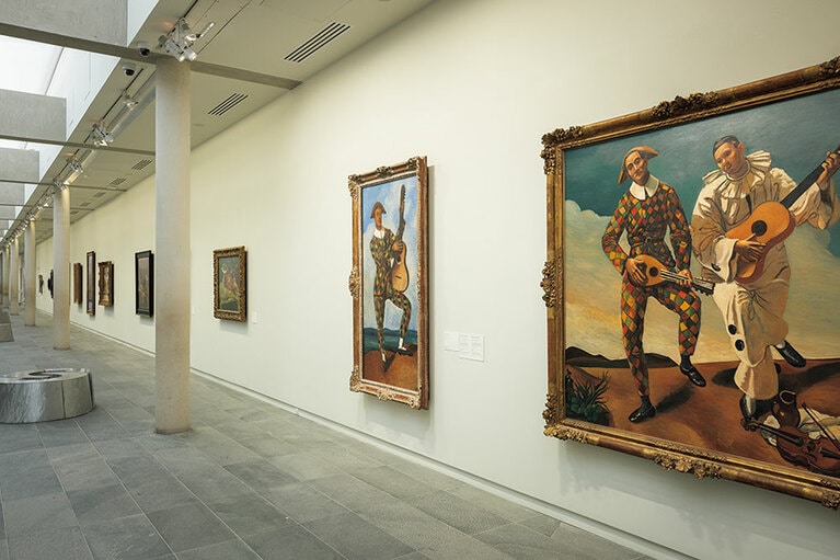 一世を風靡したコレクターの寄贈品からなる地下展示室。19世紀半ばから20世紀半ばの巨匠たちが集まる。