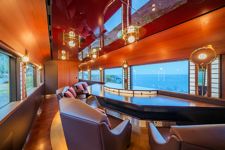 プライベート空間“フィオーレスイート”が広がる3号車「陽華の章」。