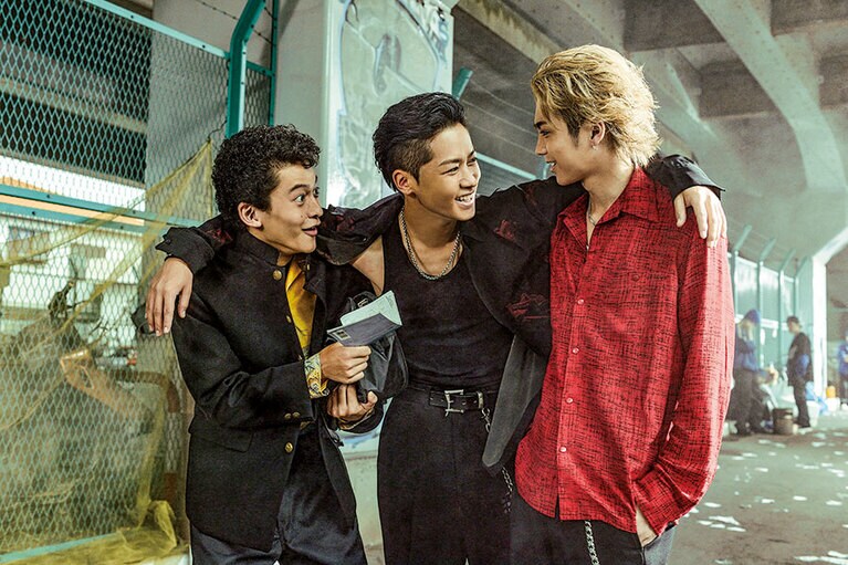 『HiGH&LOW』シリーズ。「番長は絶対」な札付きの不良達。