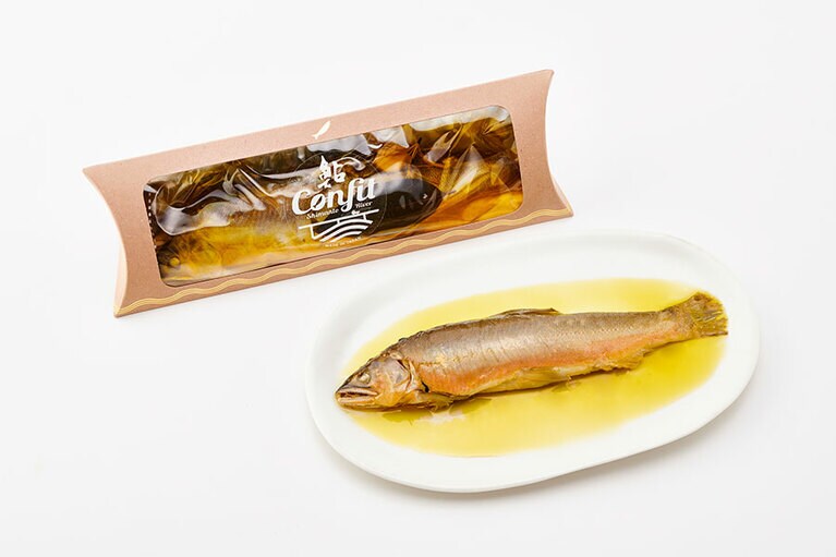 【高知県】四万十川 天然鮎のコンフィ 1尾 2,315円／道の駅よって西土佐