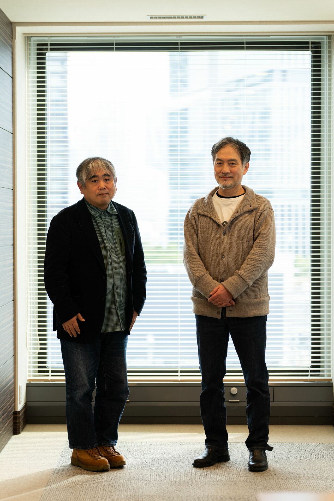 藤野知明さん、白石正明さん　©三宅史郎／文藝春秋