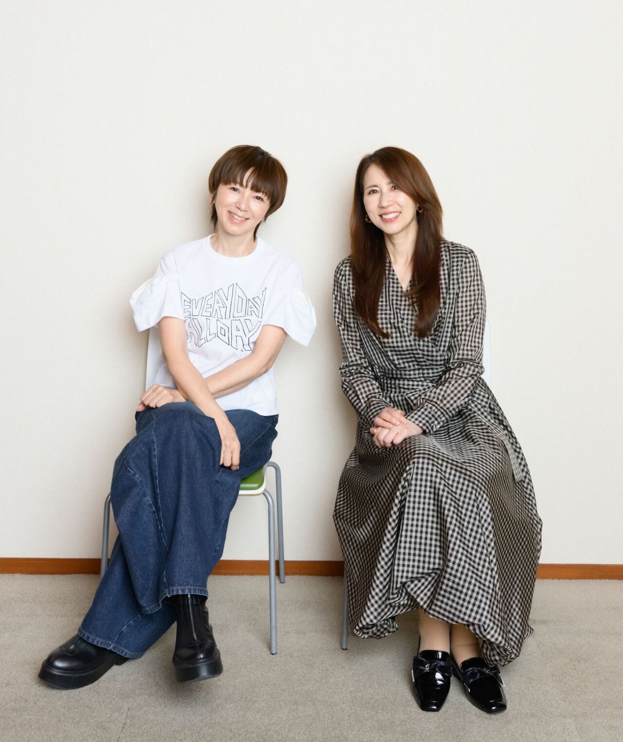 左から渡辺満里奈さん、堀井美香さん