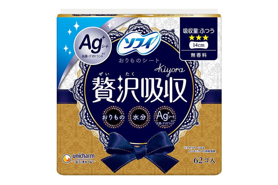 ソフィ 贅沢吸収 全6種 350円～(編集部調べ) ／ユニ・チャーム