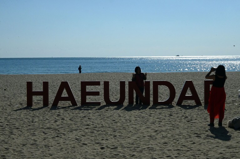 思わず撮りたくなるお約束のサインボード。