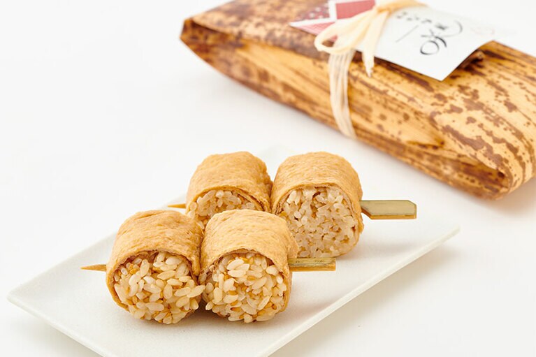 いなり屋 一咲「串いなり」各149円～(注文は2本から)／福井県