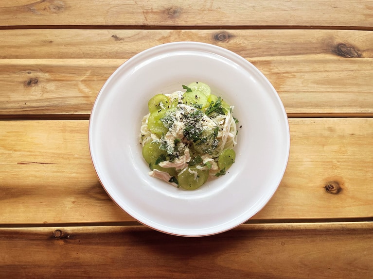 シャインマスカットのカッペリーニ。