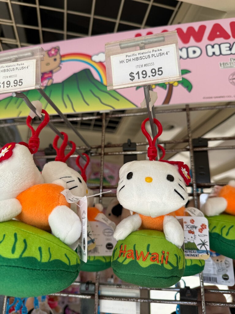 わかりづらいですが、色白キティはダイヤモンドヘッドに鎮座しています。