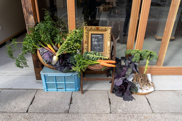 雲仙の野菜は見た目も味もパワフル。