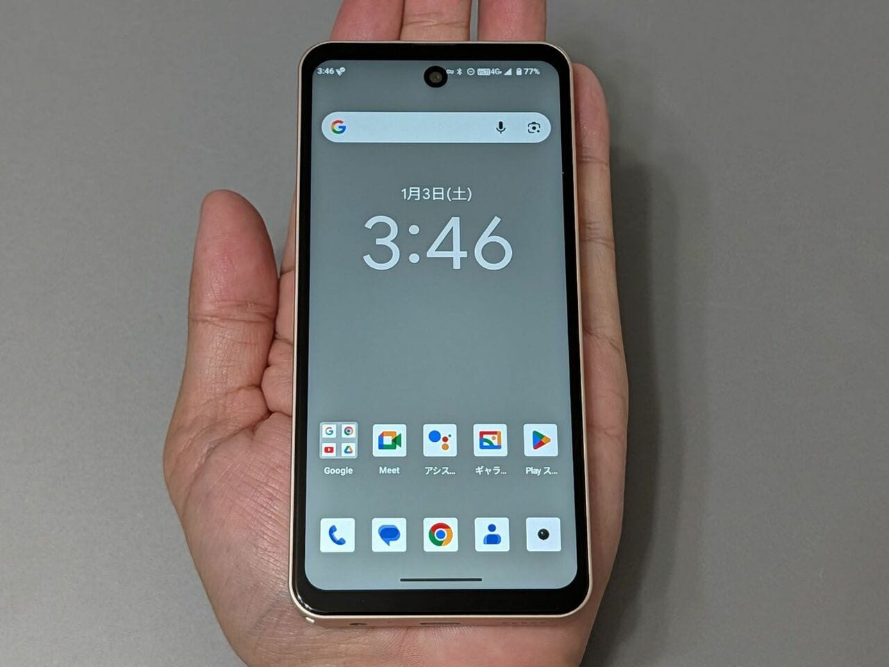 「Mode1 Pocket（MD-07P）」。実売価格は3万5200円から。今回紹介するホワイトモデルのほかにブラックモデルもあります（筆者撮影、以下同）