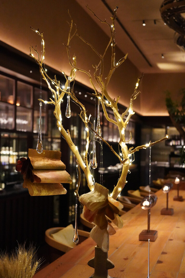 パティーナ大阪のクリスマスツリー。