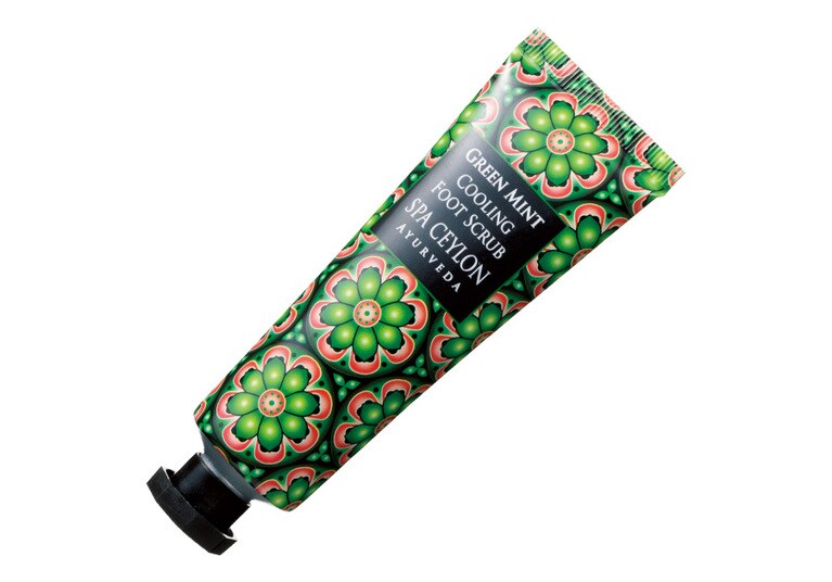 スパセイロン グリーン ミント クーリング フット スクラブ 50g 1,800円／バンセイアーユルヴェーダ