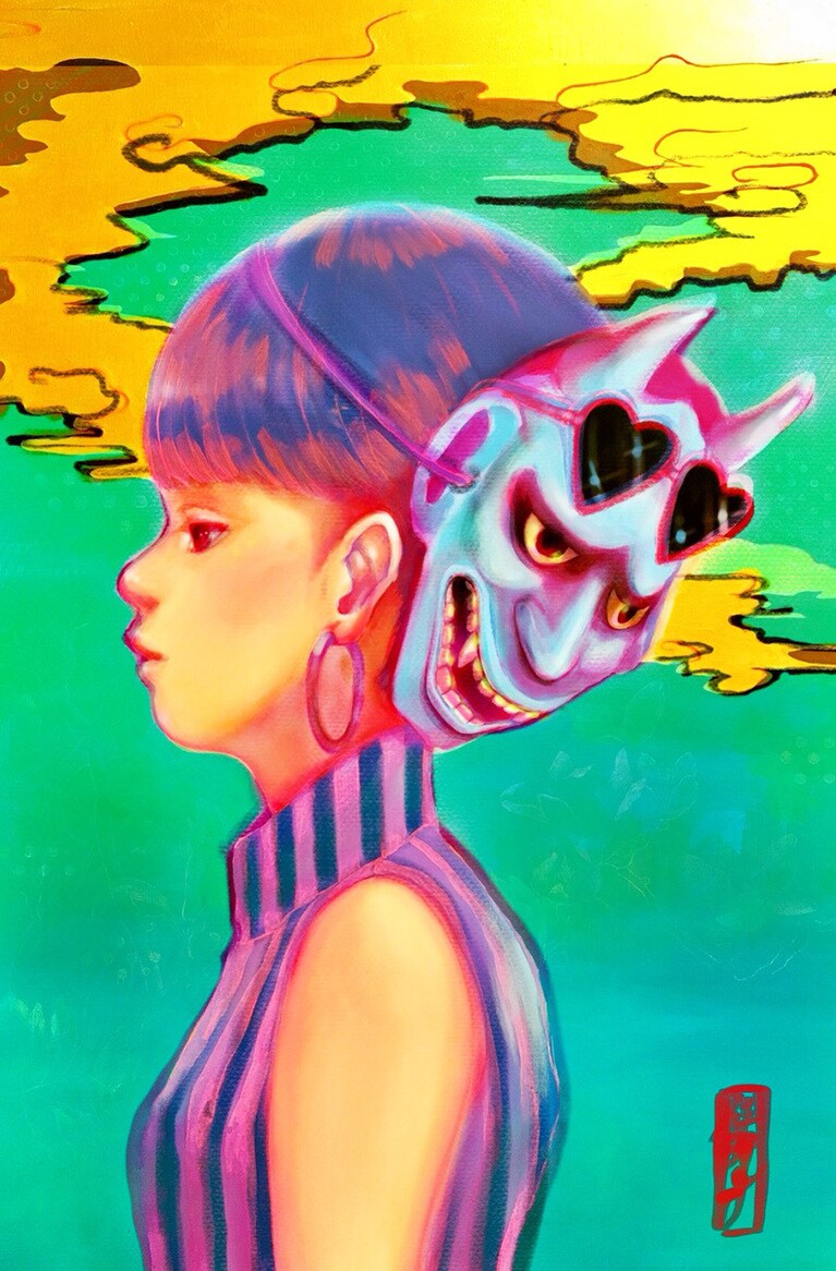 進佳那子氏の作品。