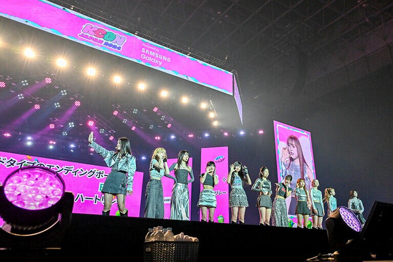 ME:Iのステージ。「KCON JAPAN 2024」© CJ ENM Co., Ltd, All Rights Reserved