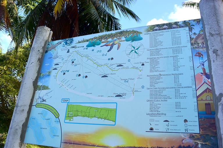 宿に地図はなく、この地図を参考にサイクリング。町のつくりは、いたってシンプル。