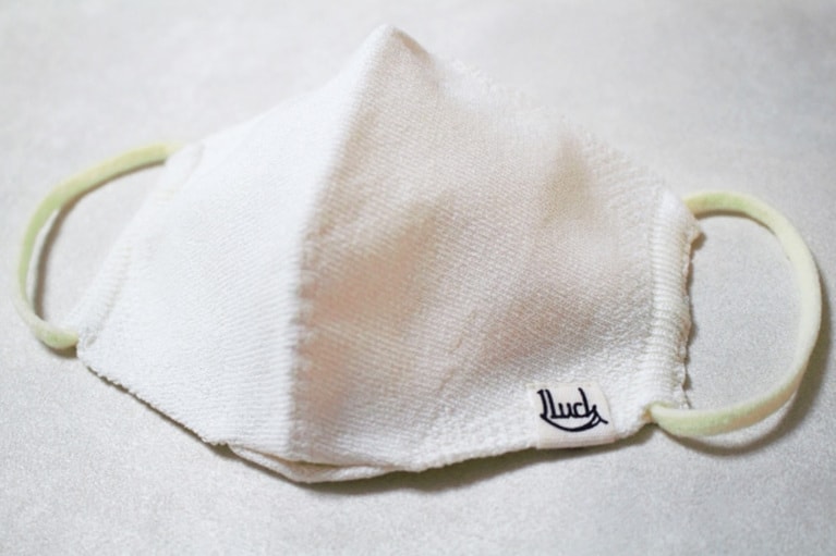 OneLuck×suadeo 和紙ニットマスク 2,000円+税。