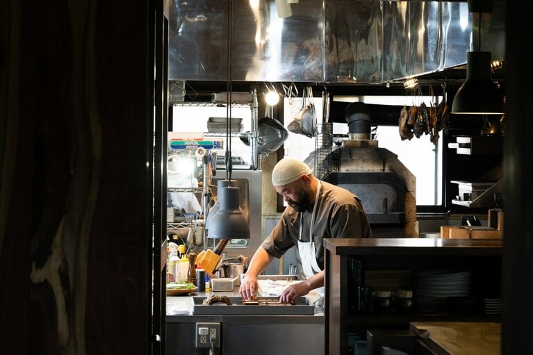 オーナーシェフ井上和洋さん。