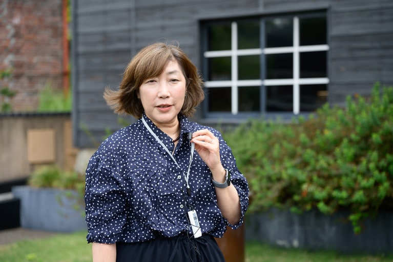 INAXライブミュージアム館長・尾之内明美氏。
