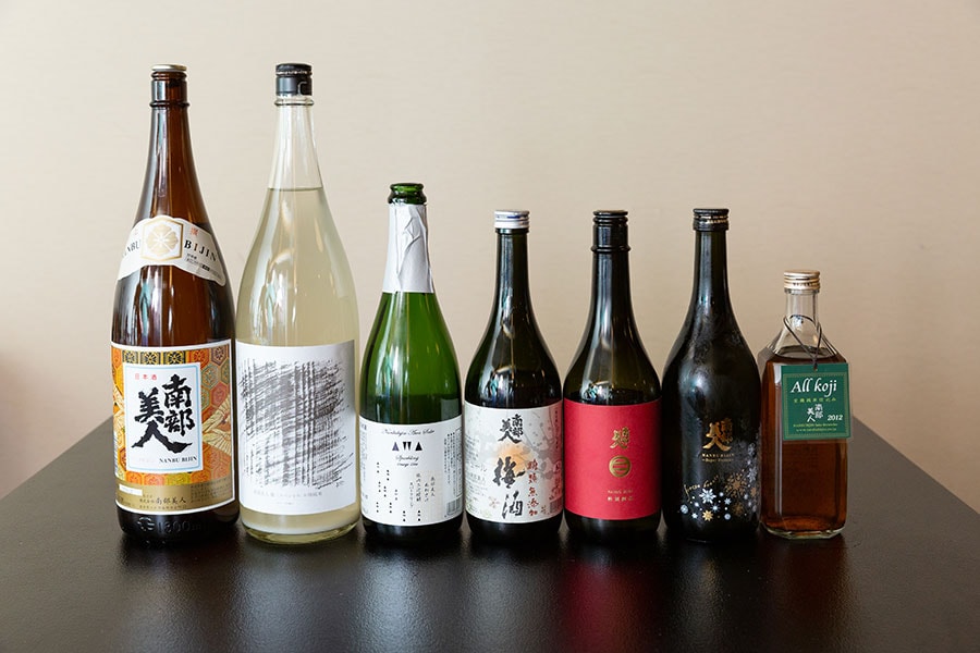 本醸造、純米、吟醸、スパークリング、古酒、フローズンなど幅広いラインナップ。©安彦幸枝