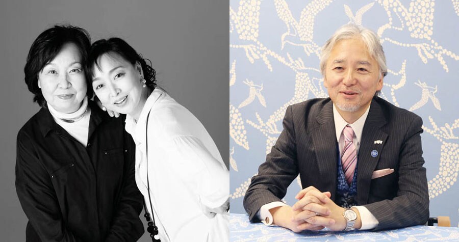 写真左から、川上玲子さんと川上麻衣子さん、木村正裕さん。