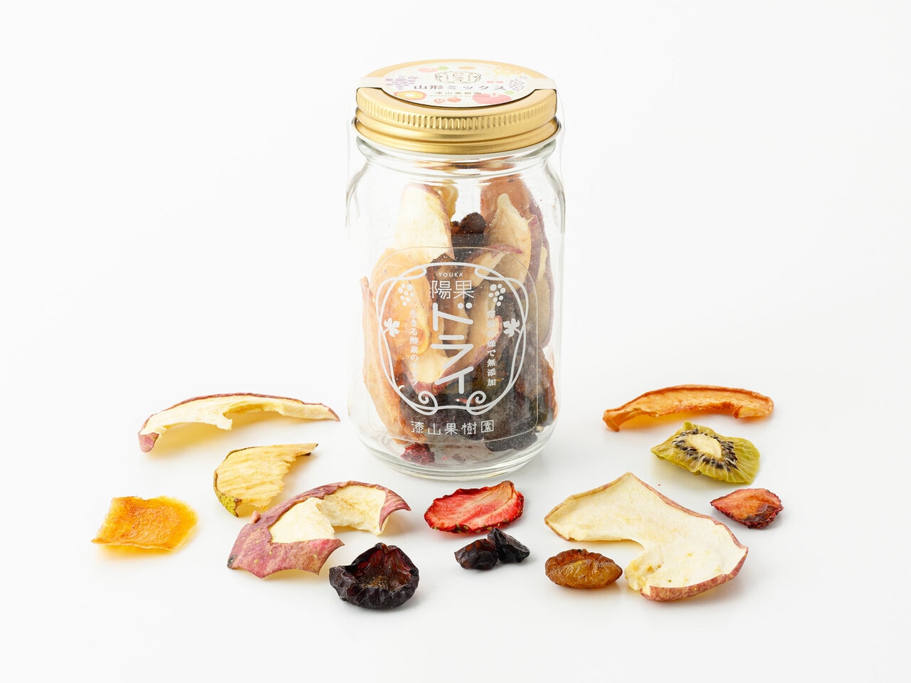 陽果ドライ「山形ミックス」 40g 1,296円／漆山果樹園