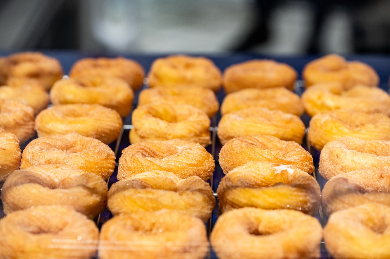 出来上がったお菓子が次々と登場。