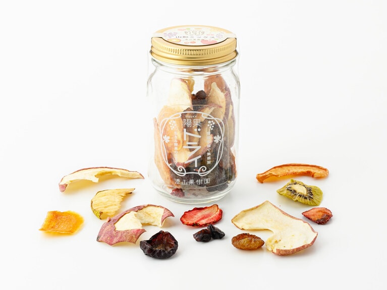 【山形県】陽果ドライ「山形ミックス」 40g 1,296円／漆山果樹園