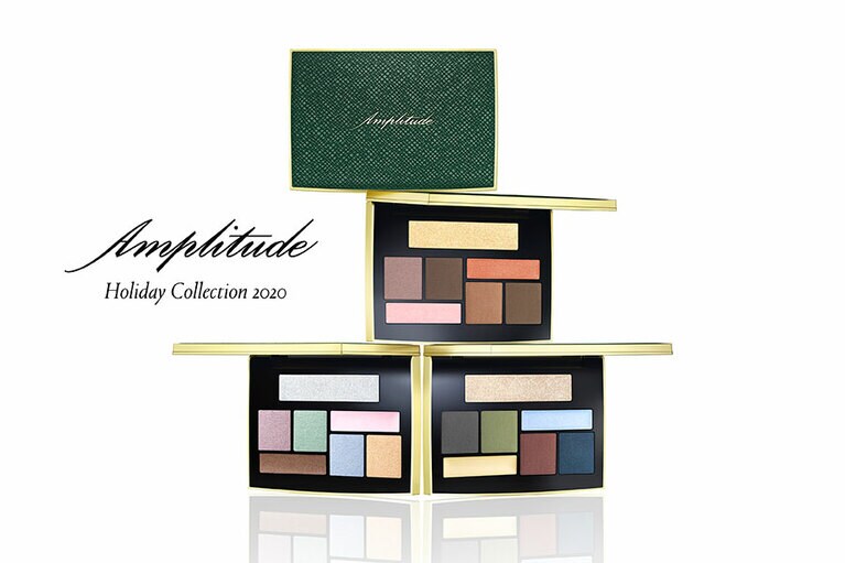 Amplitude アイカラーパレット ホリデーリミテッド(二段目：01 三段目左：02 三段目右：03) 各8,800円＜2020年10月28日数量限定発売＞。