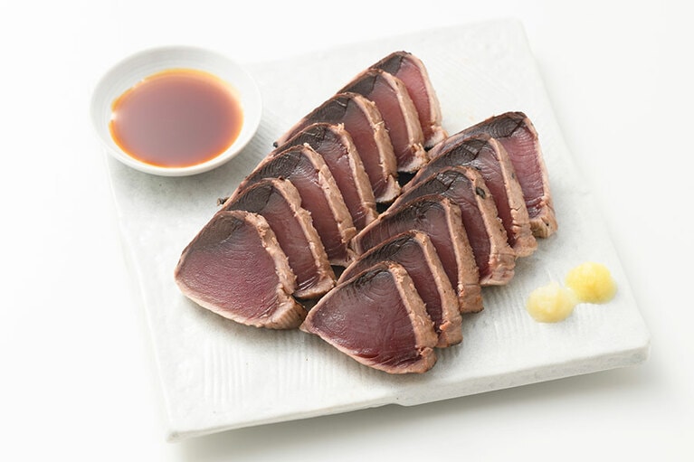 土佐料理 司「鰹のたたき1節セット」鰹のたたき 約350g、ゆずポン酢 300ml、薬味 4,230円／高知県