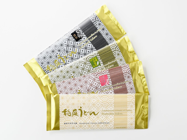 【秋田県】稲庭うどんジャパネスクシリーズ 各180g 540円～／稲庭吟祥堂本舗