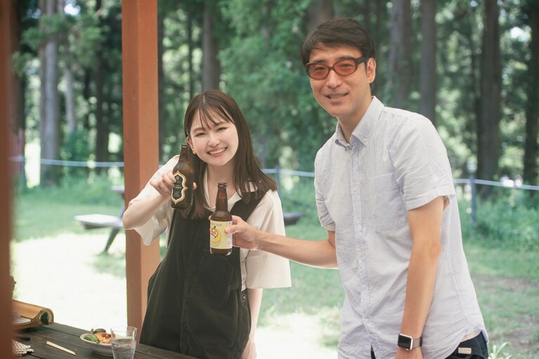 おいしい料理には、おいしいお酒。まずはビールで乾杯！