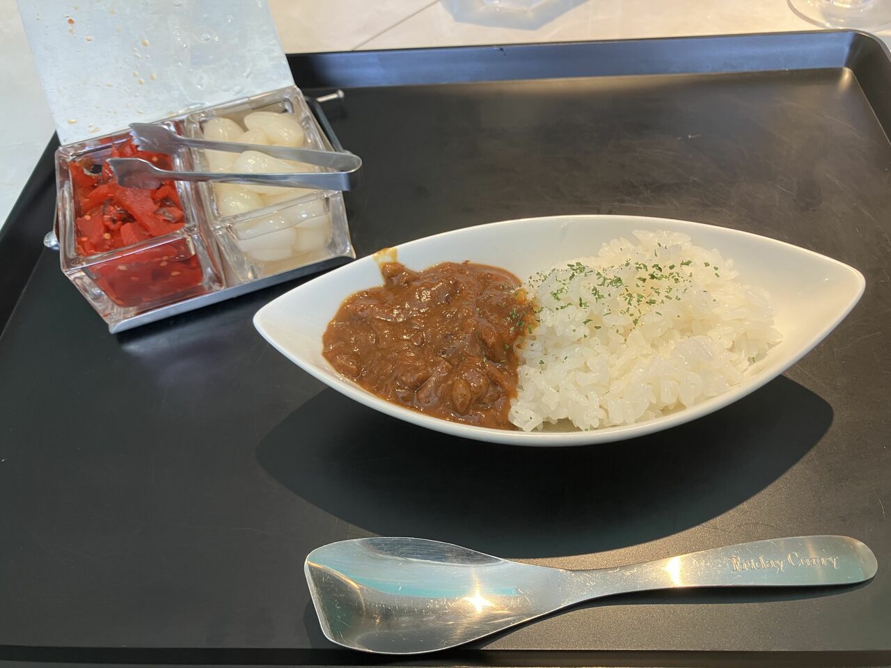 1番人気の「カレーライス（ミニ）」は結構辛い