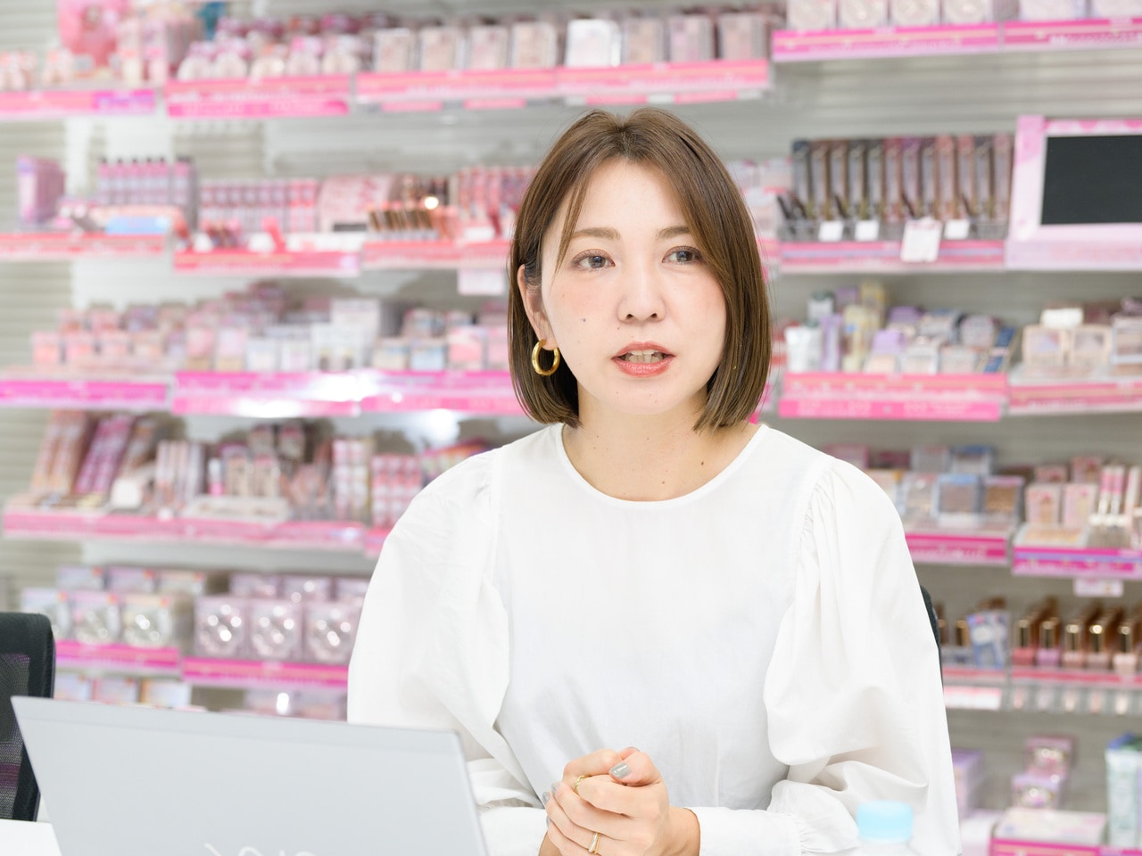 お話をお伺いしたキャンメイクPRの山口ゆきさん。