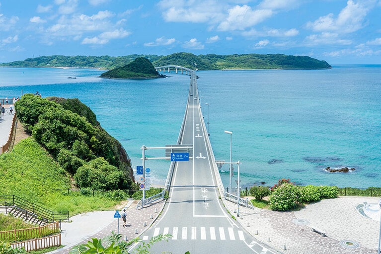【山口県】角島大橋。
