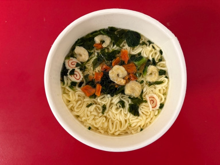 あっさりとしながらもコクがあり、あとを引く味わい。お酒を楽しんだあとの〆にもぴったり。