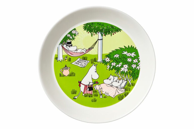 ムーミン リラクシング 2020サマー プレート19cm 4,500円。