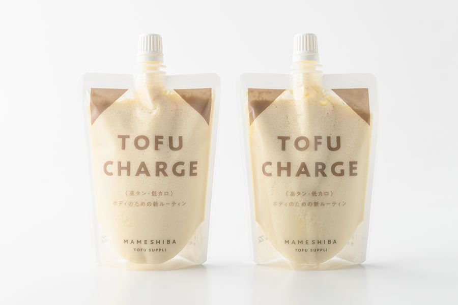 TOFU CHARGE（飲む豆腐） 各150ml 440円／豆柴豆腐