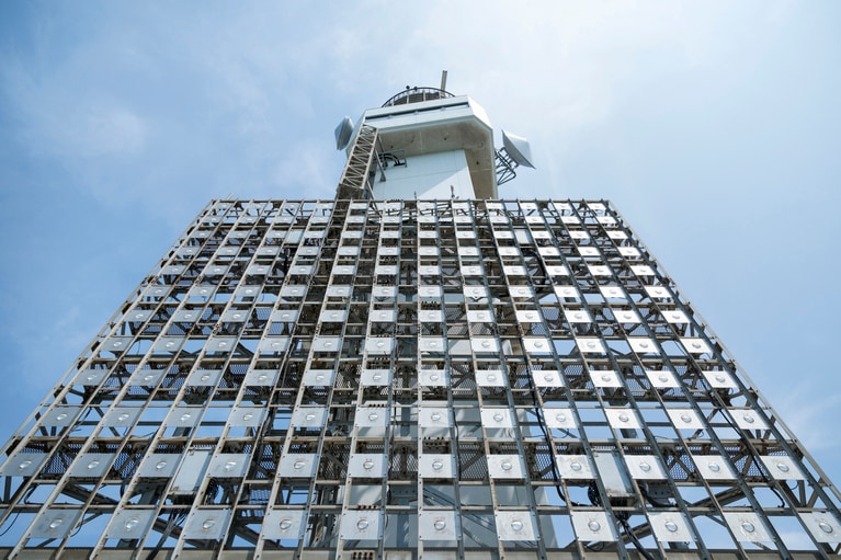 関門海峡海上交通センター。