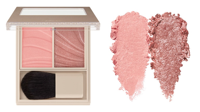 RD-7 ダリアレッド。左はオレンジピンク系、右はボルドー寄りの大人っぽいレッド。