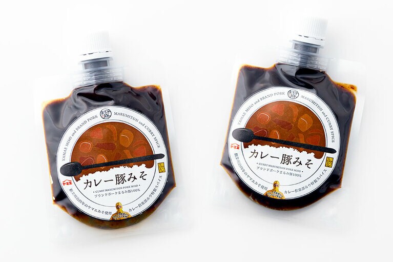 カレー豚みそ 各100g 400円／協同ファーム