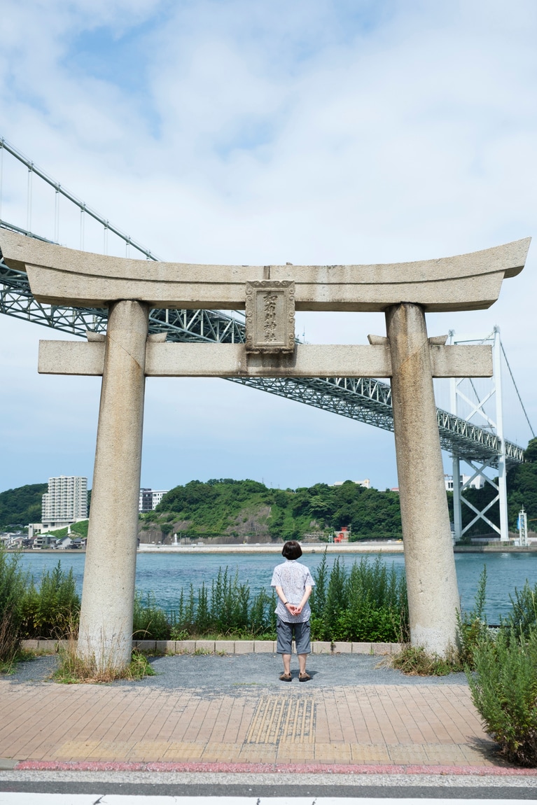 松本清張の『時間の習俗』の舞台となった和布刈神社。