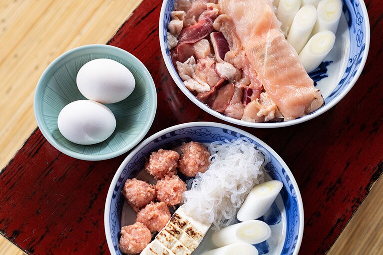 さまざまな部位を楽しめる「ぼたん」の具材。